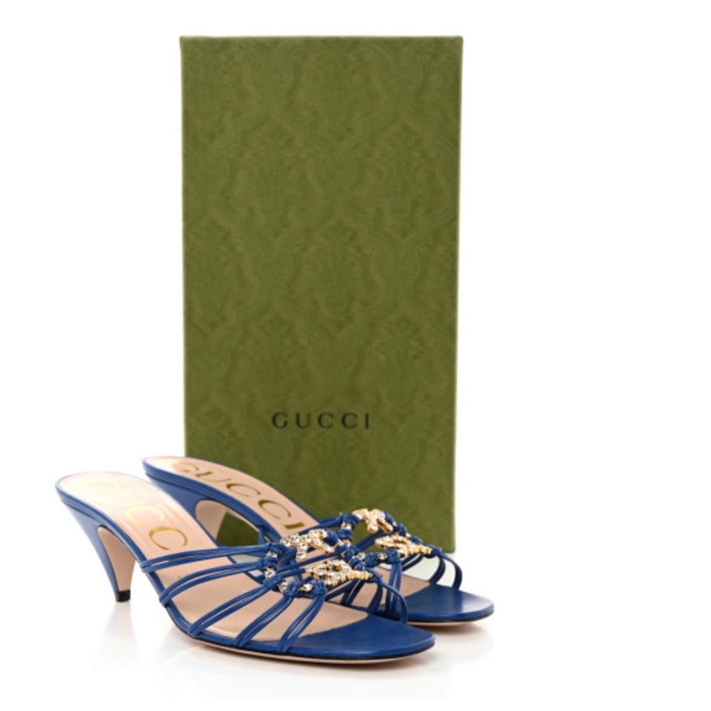 BRAND NEW GUCCI MALAGA KID CRYSTAL GG